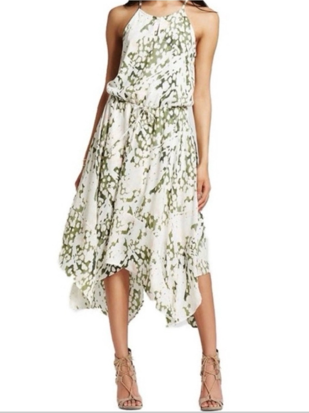 Mossimo Handkerchief Flowy Hem Midi Dress | Size XS | Excellent Condition